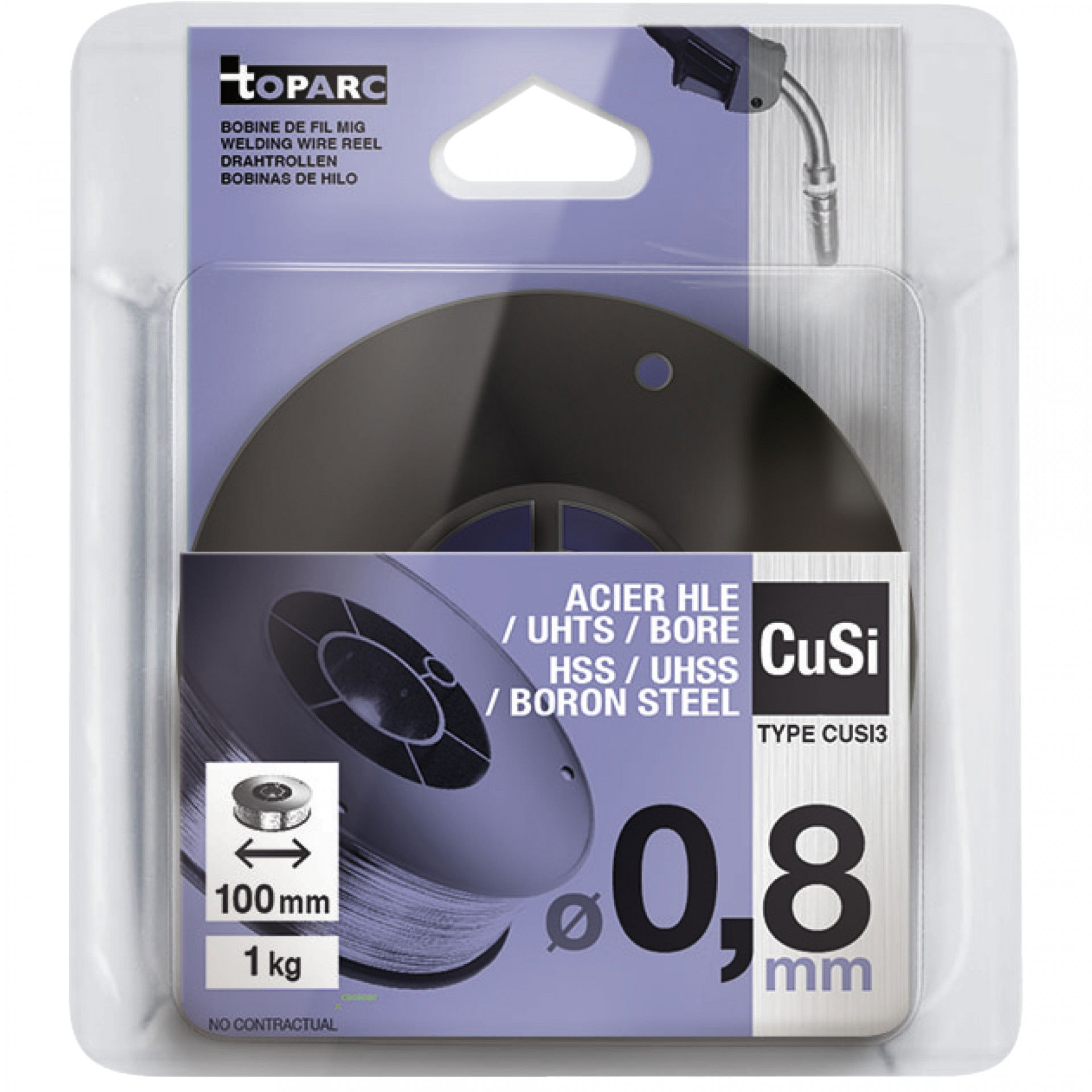 GYS CuSi3 hegesztő huzal, 0.8 mm, 1 kg/tekercs termék fő termékképe