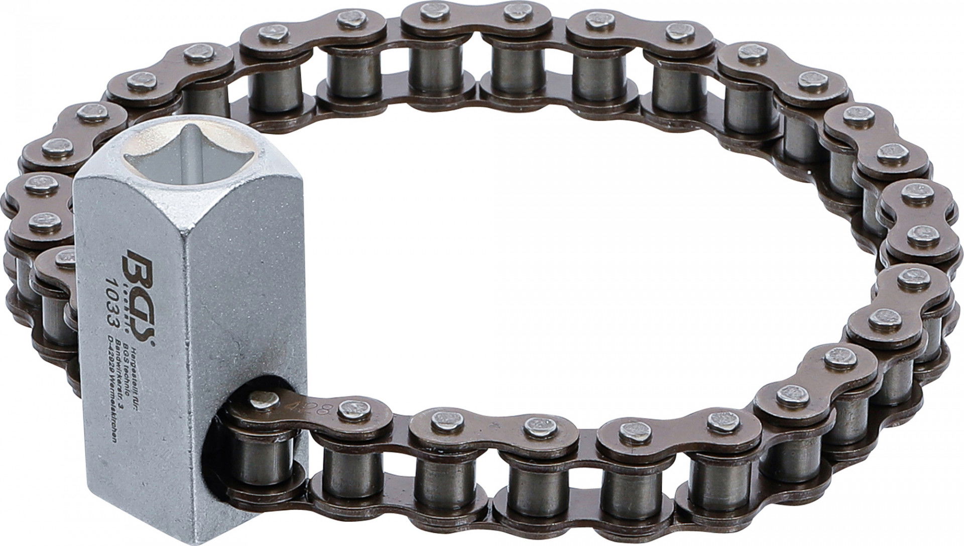 BGS Technic 9-1033 olajszűrő leszedő, láncos, 1/2", 65-115 mm termék fő termékképe