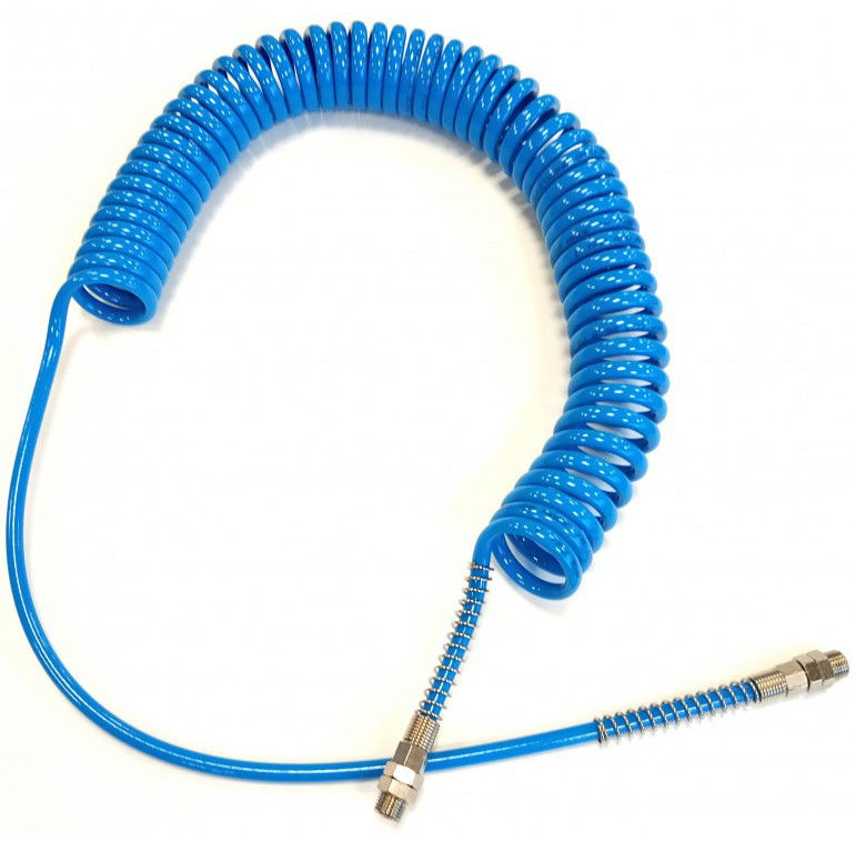 Rectus SPF812SB050R kalibrált Shore A 98 PU spiráltömlő forgó csavarzattal, kék, 12x8x2 mm, 5 m hosszú termék fő termékképe
