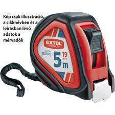 EXTOL Mérőszalag, gumírozott, 1 stoppos, 7,5m×25mm termék fő termékképe