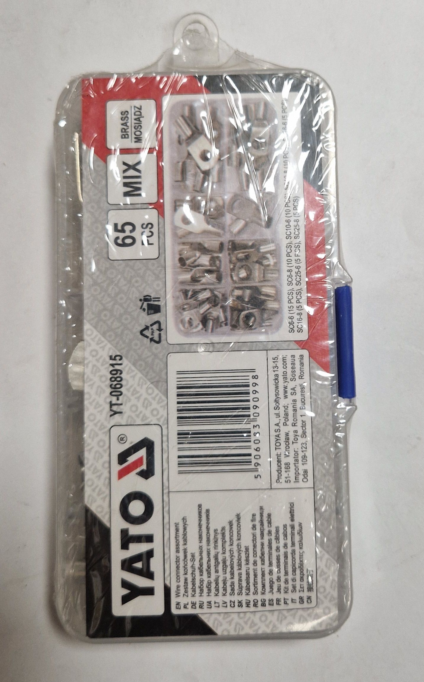 YATO Kábelsarú készlet 65 ds-os termék fő termékképe