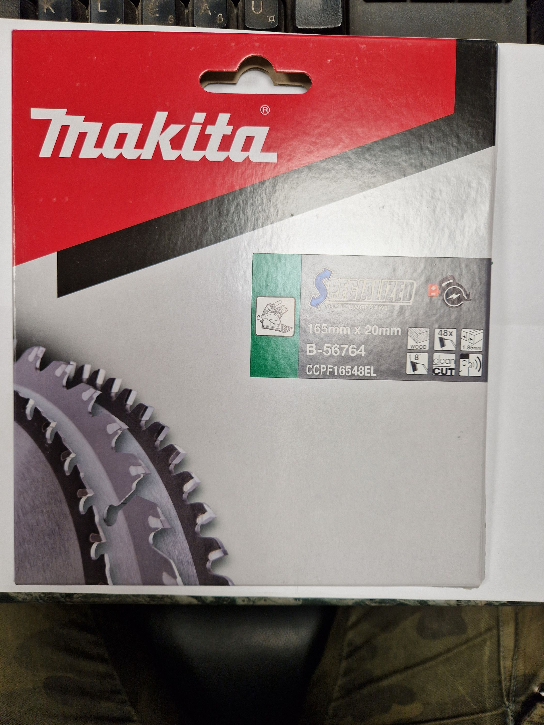MAKITA Körfűrészlap 165x20 termék fő termékképe