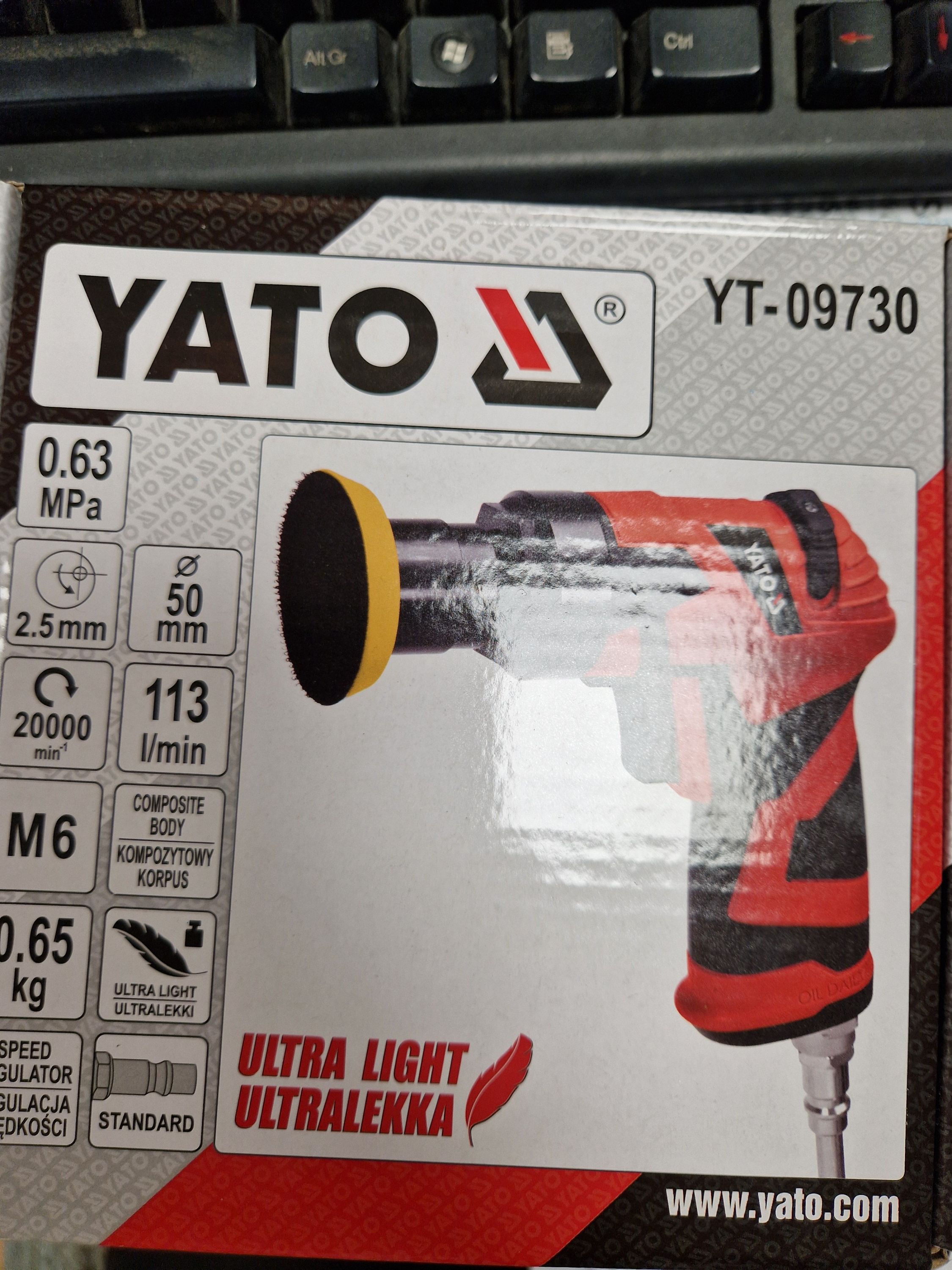 YATO Pneumatikus polírozó könnyített termék fő termékképe