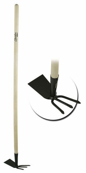 DEDRA Egyenes kapa villával, fa nyéllel, 113cm termék fő termékképe