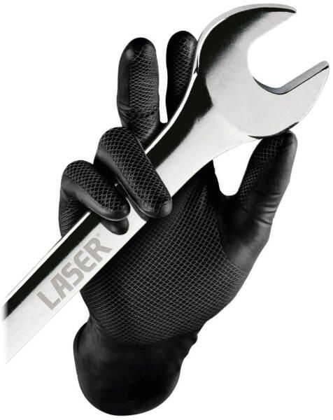 Grippaz Nitril kesztyű 50db/doboz 10/XL Fekete termék fő termékképe