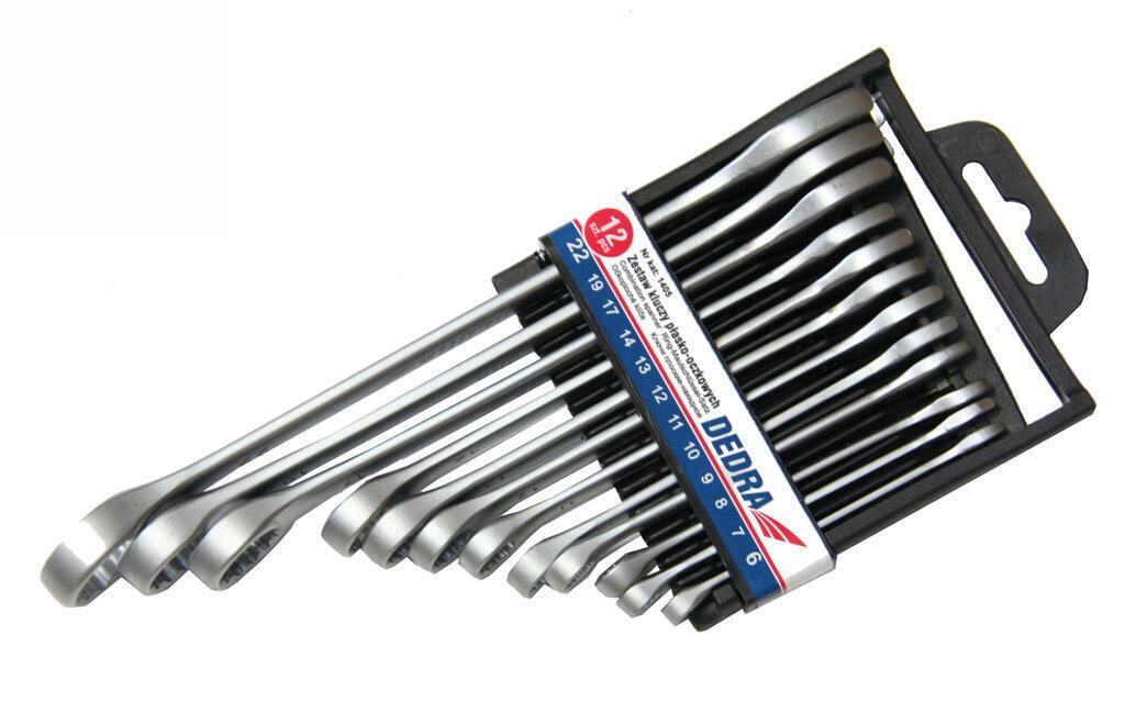 DEDRA Csillag-villáskulcs 12db-os, 6-22mm, CrV termék fő termékképe