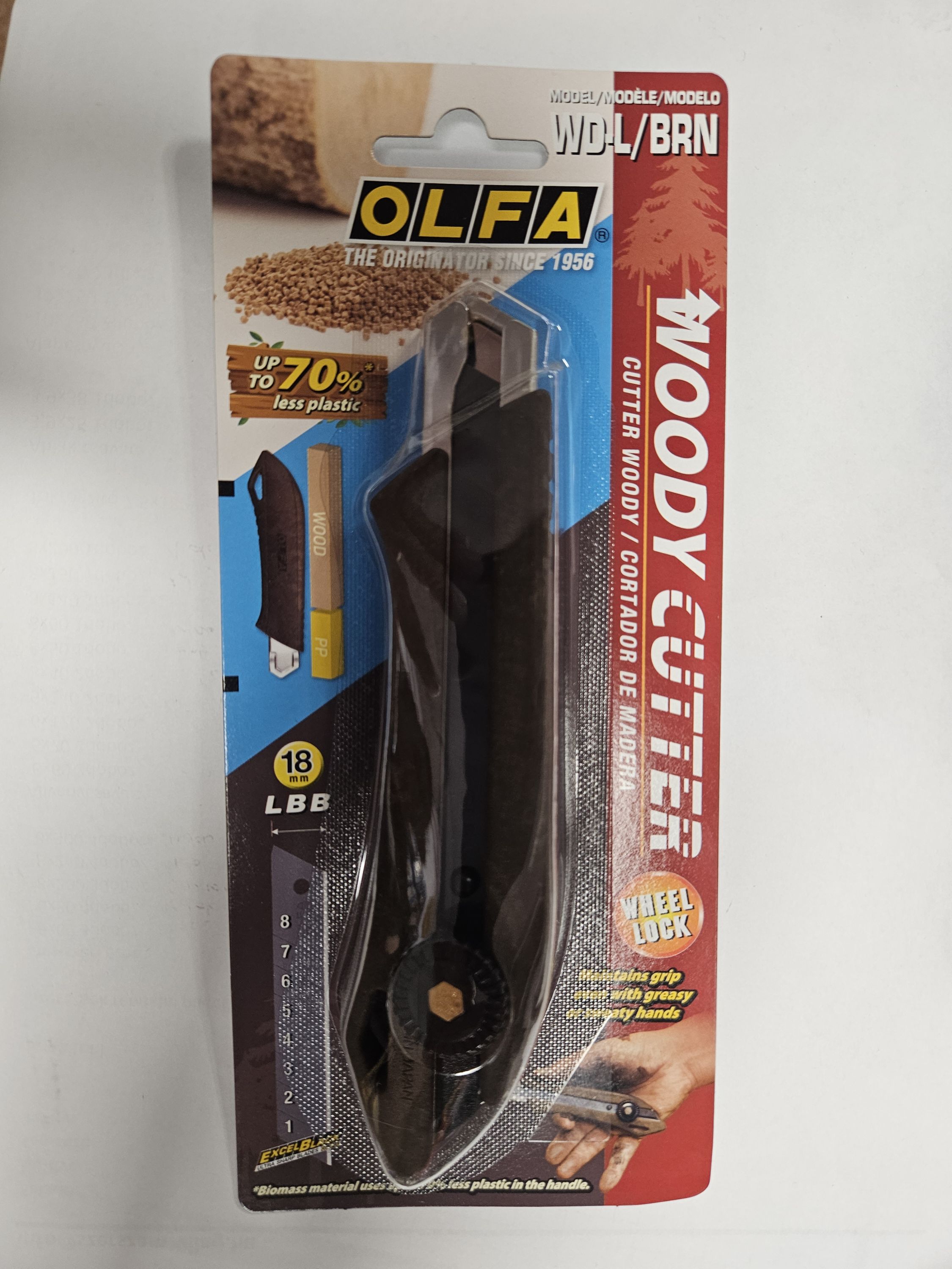 OLFA Szike 18mm tekerős  barna termék fő termékképe