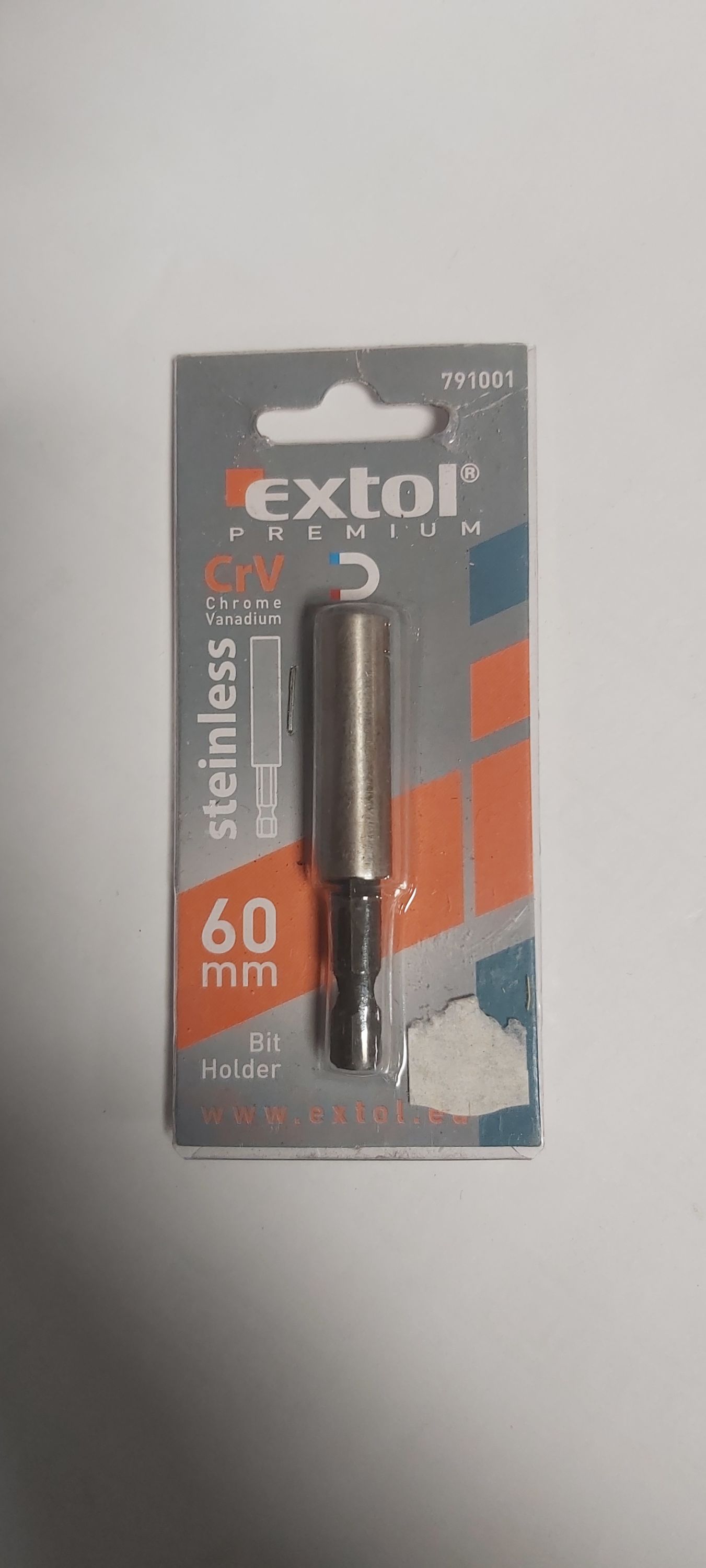 EXTOL Bittartó szár 60mm mágneses termék fő termékképe