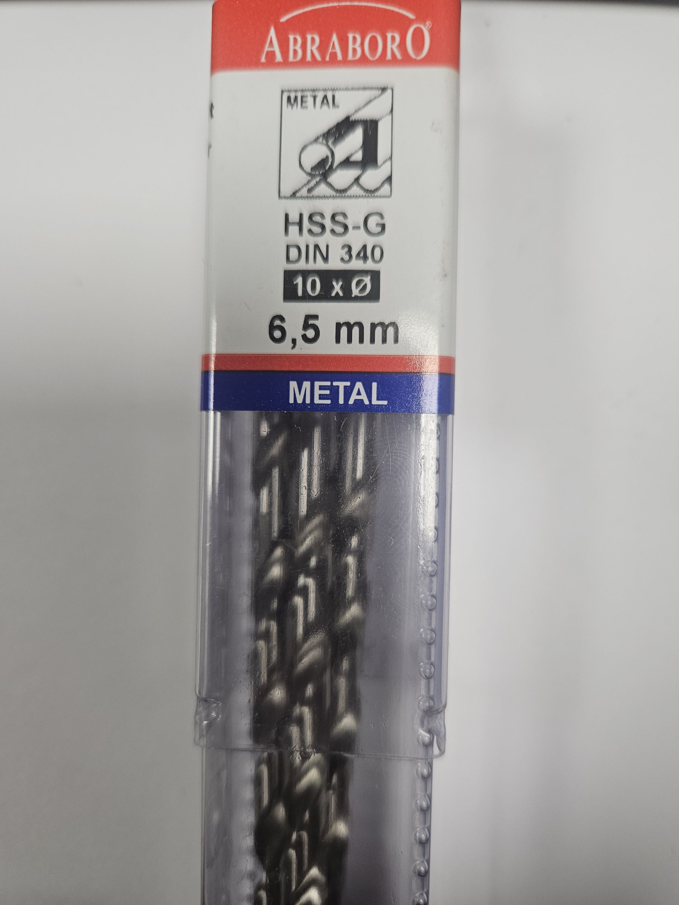 ABRABORO 6.5 x 148 / 97 mm HSS-GS hosszú hengeres szárú fémcsigafúró termék fő termékképe