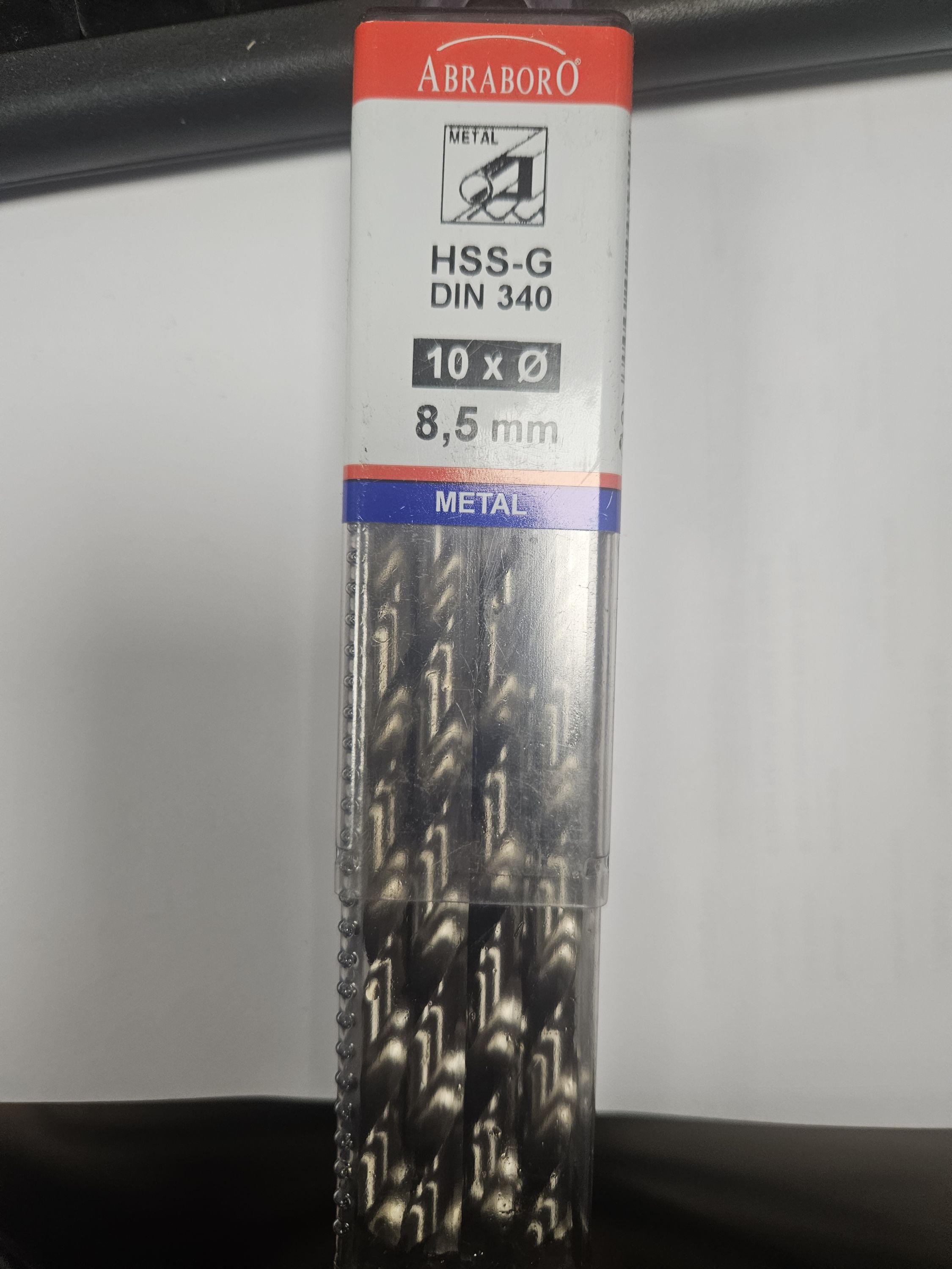 ABRABORO 8.5 x 165 / 109 mm HSS-GS hosszú hengeres szárú fémcsigafúró termék fő termékképe