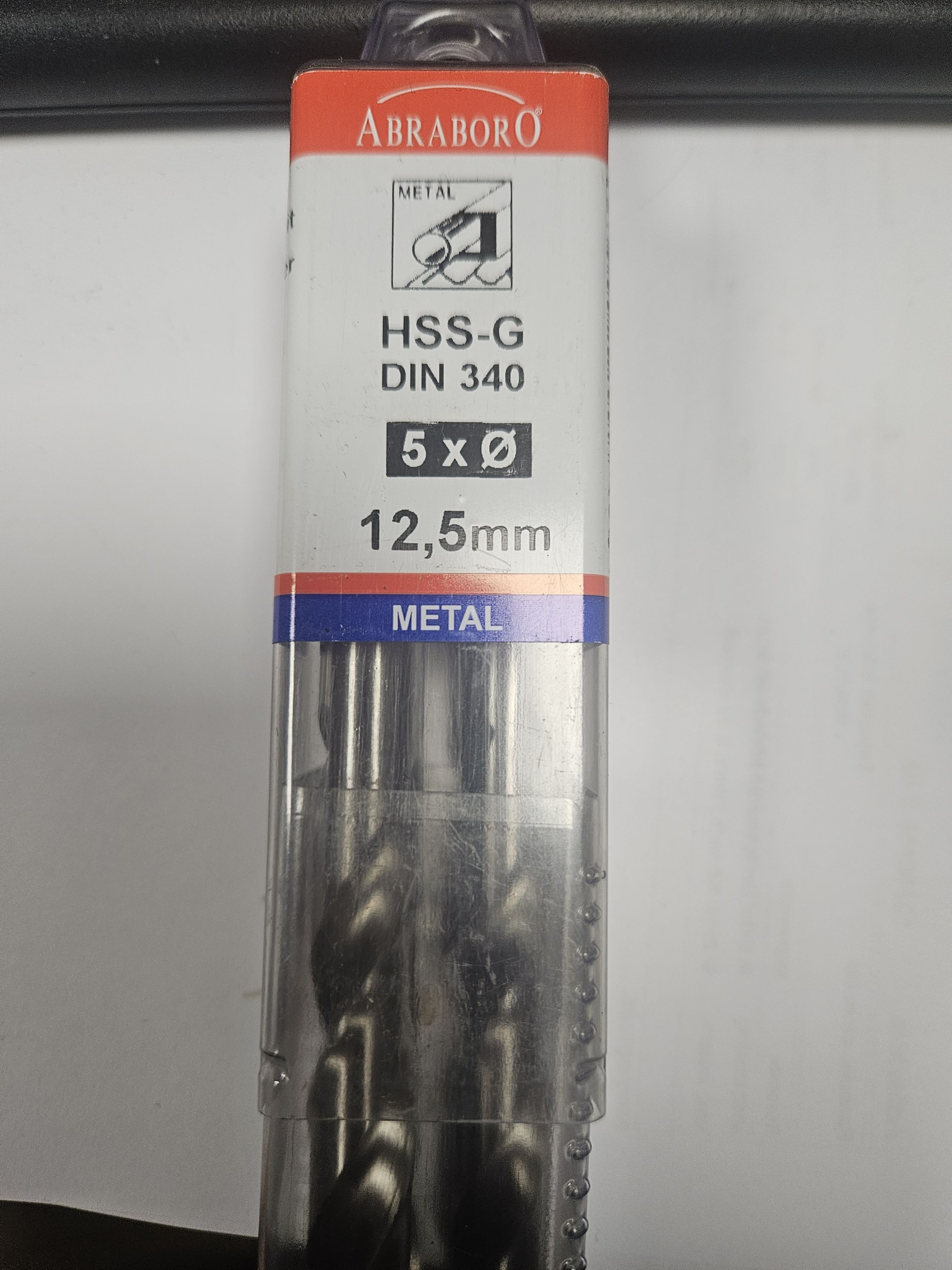 ABRABORO 12.5 x 205 / 134 mm HSS-GS hosszú hengeres szárú fémcsigafúró termék fő termékképe