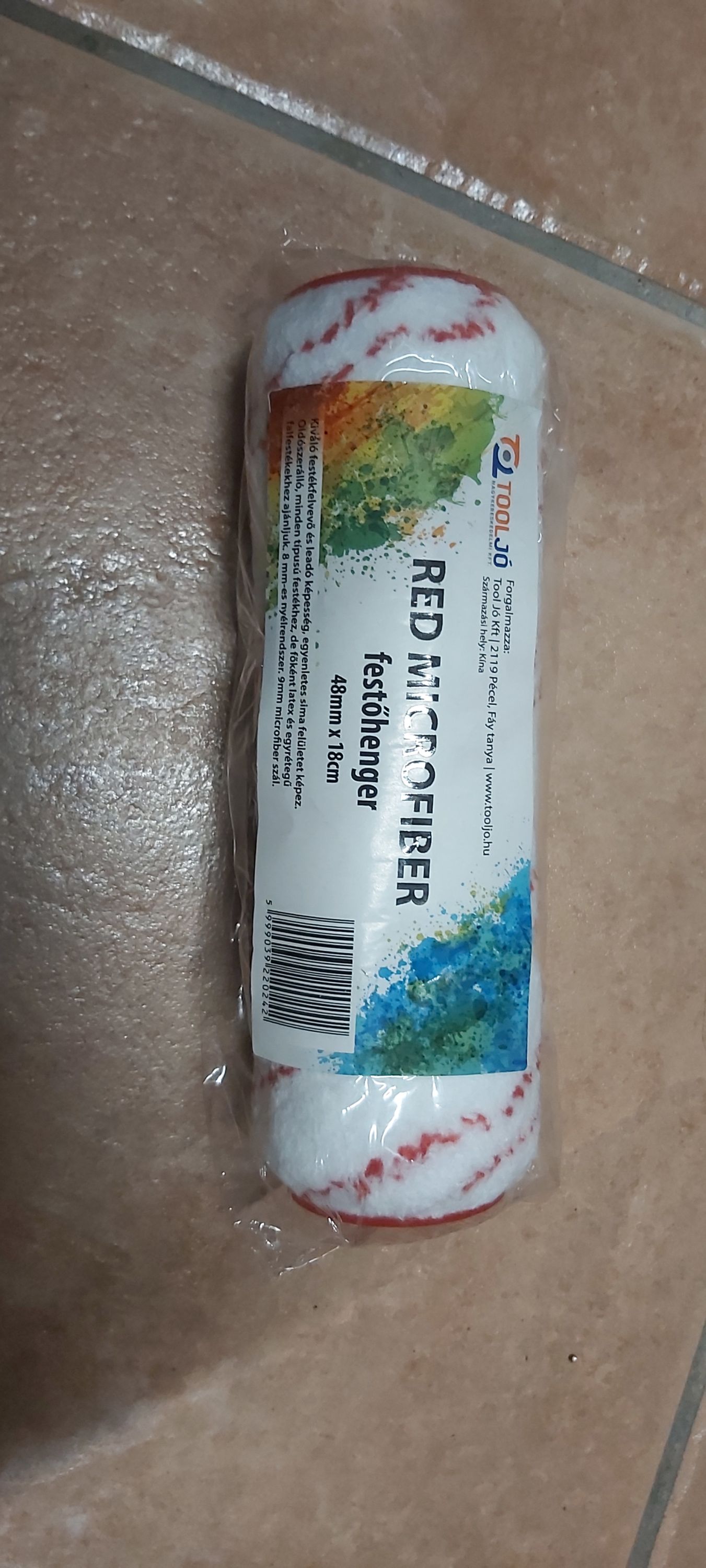 Festőhenger Red microfiber 48 mm x18 cm termék fő termékképe