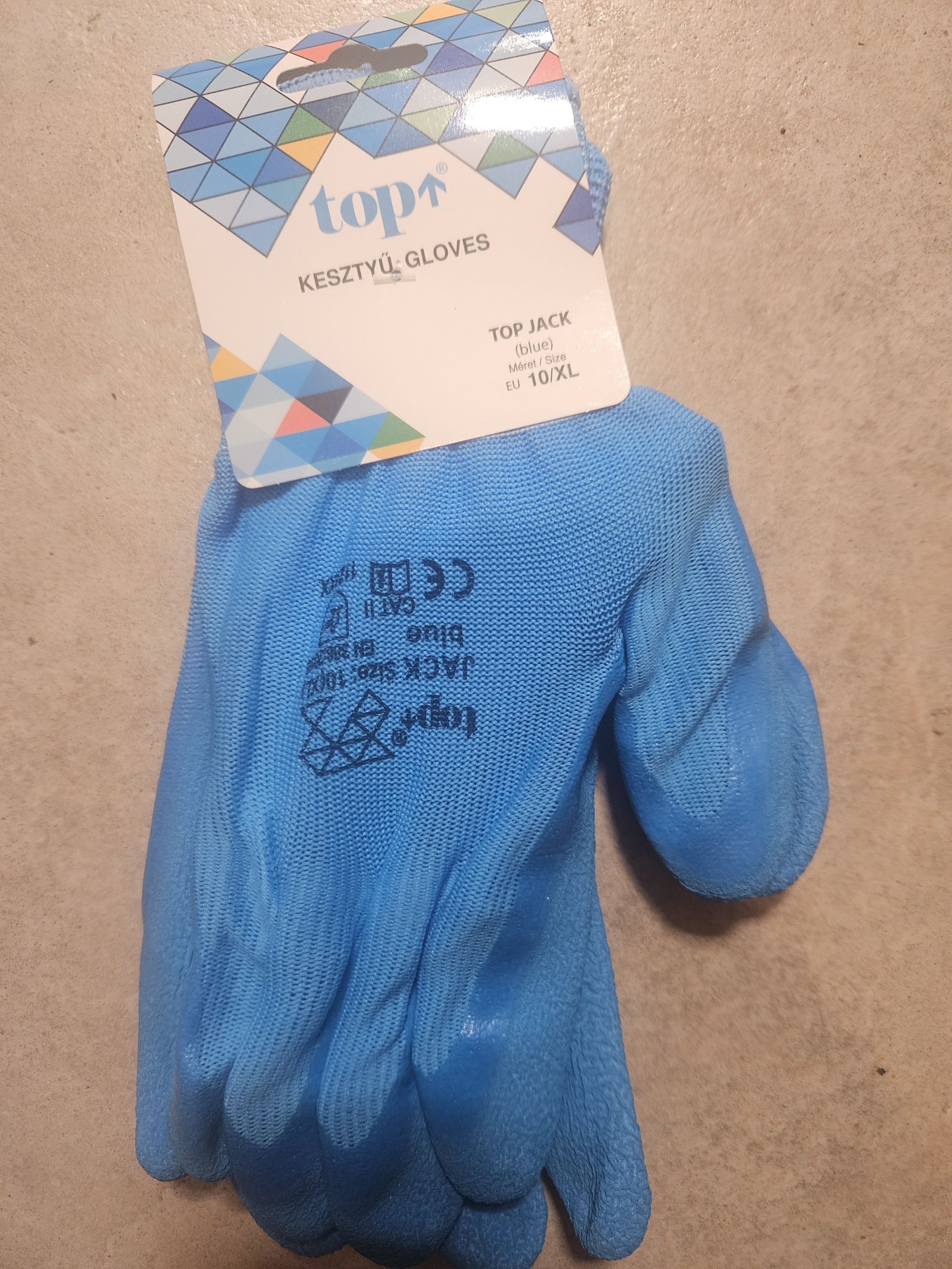 TOP JACK védőkesztyű T10/XL termék fő termékképe