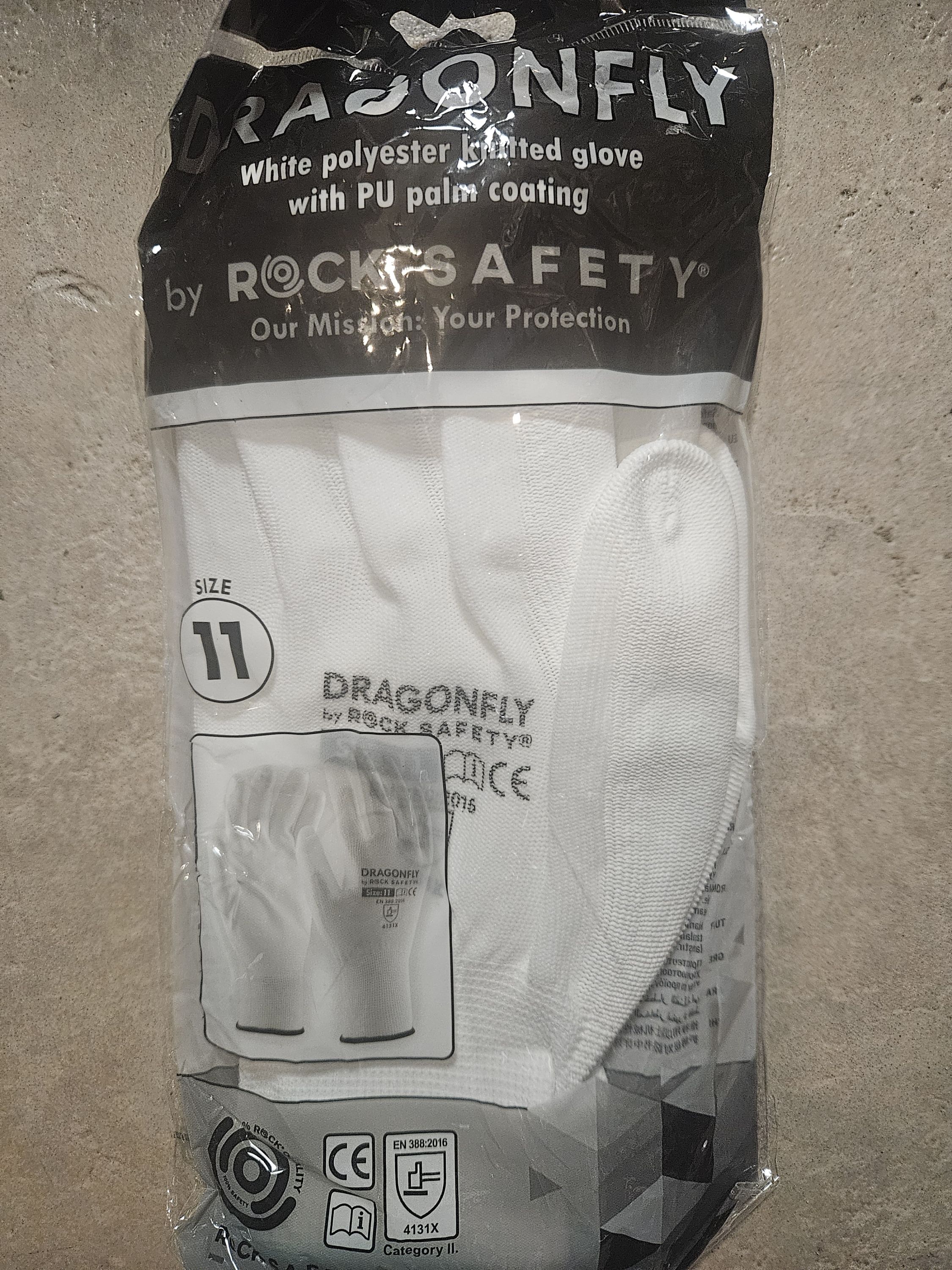 ROCK SAFETY Dragonfly védőkesztyű fehér T7 termék fő termékképe