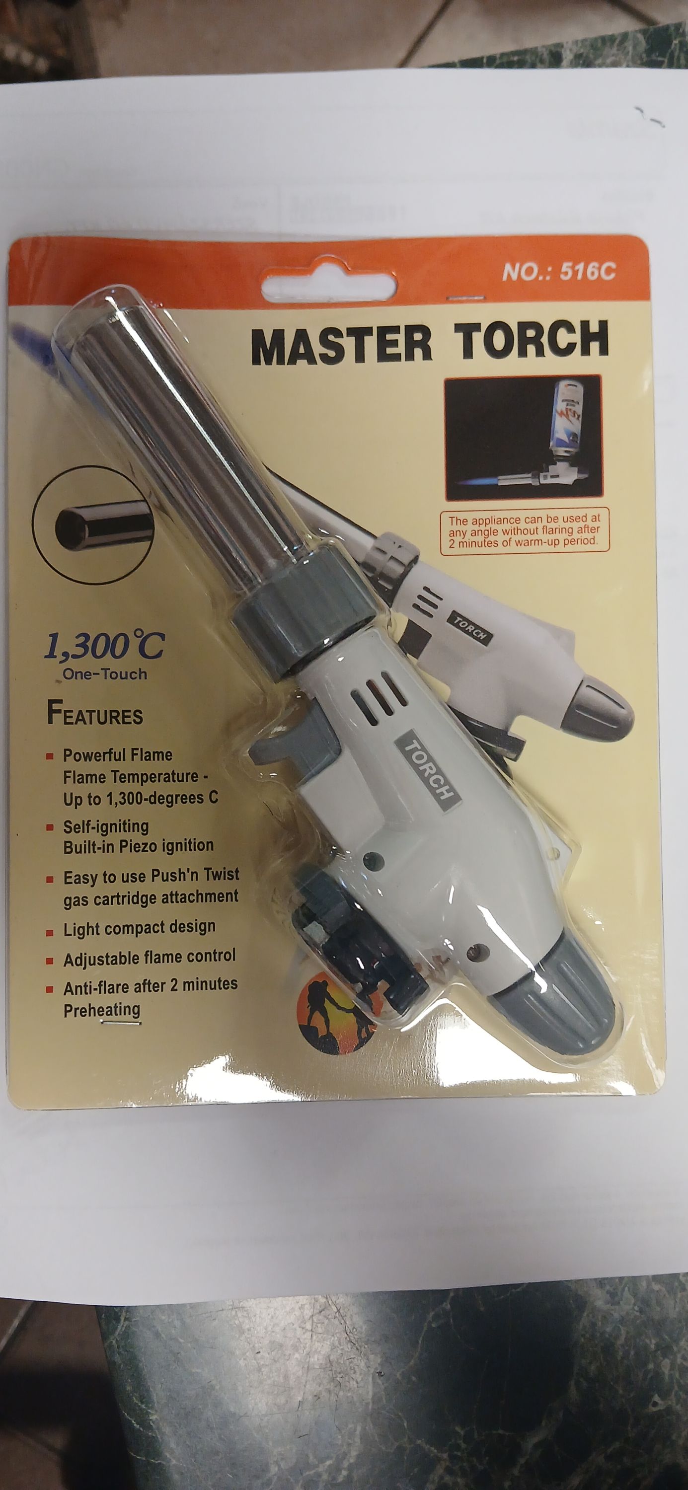 MASTER TORCH gázégőfej piezóval termék fő termékképe