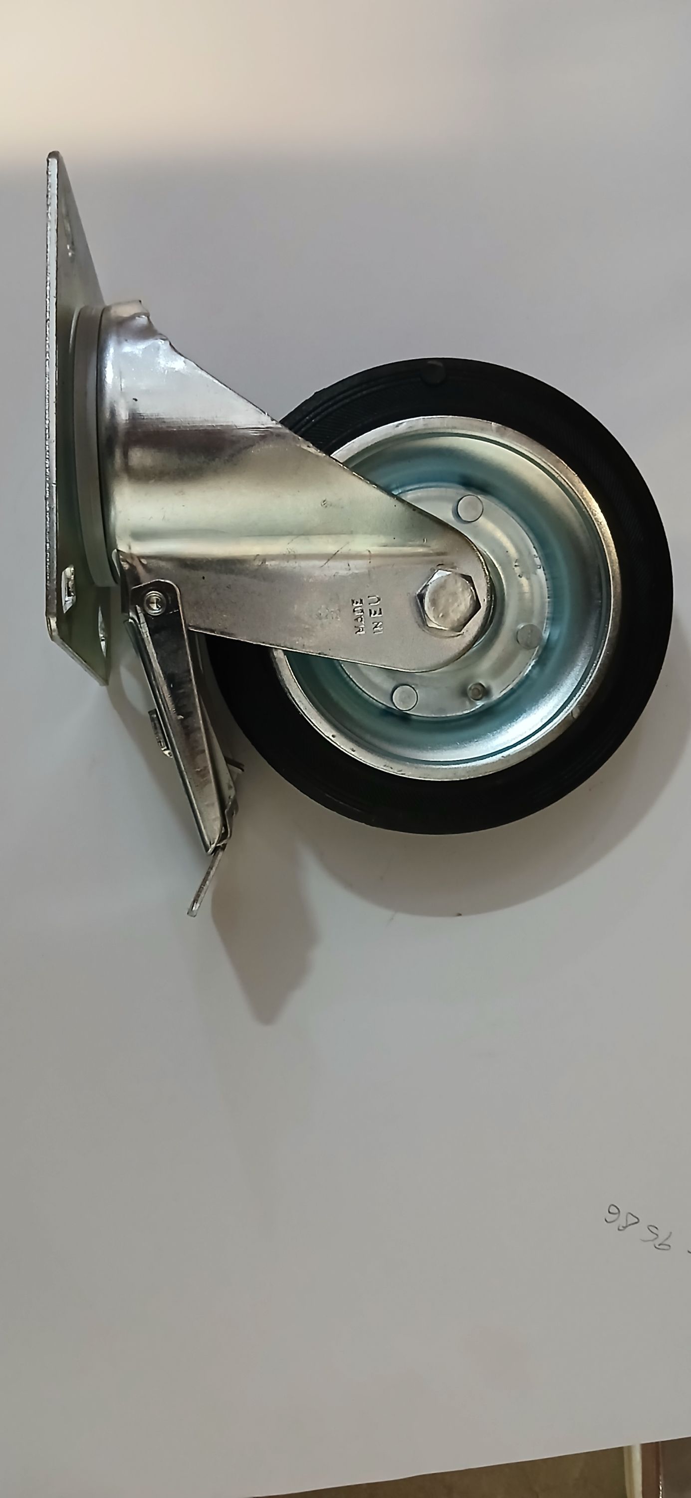 Cebora Forgó fékes villás kerék 100 mm siklócsapágyas Fekete gumis termék fő termékképe