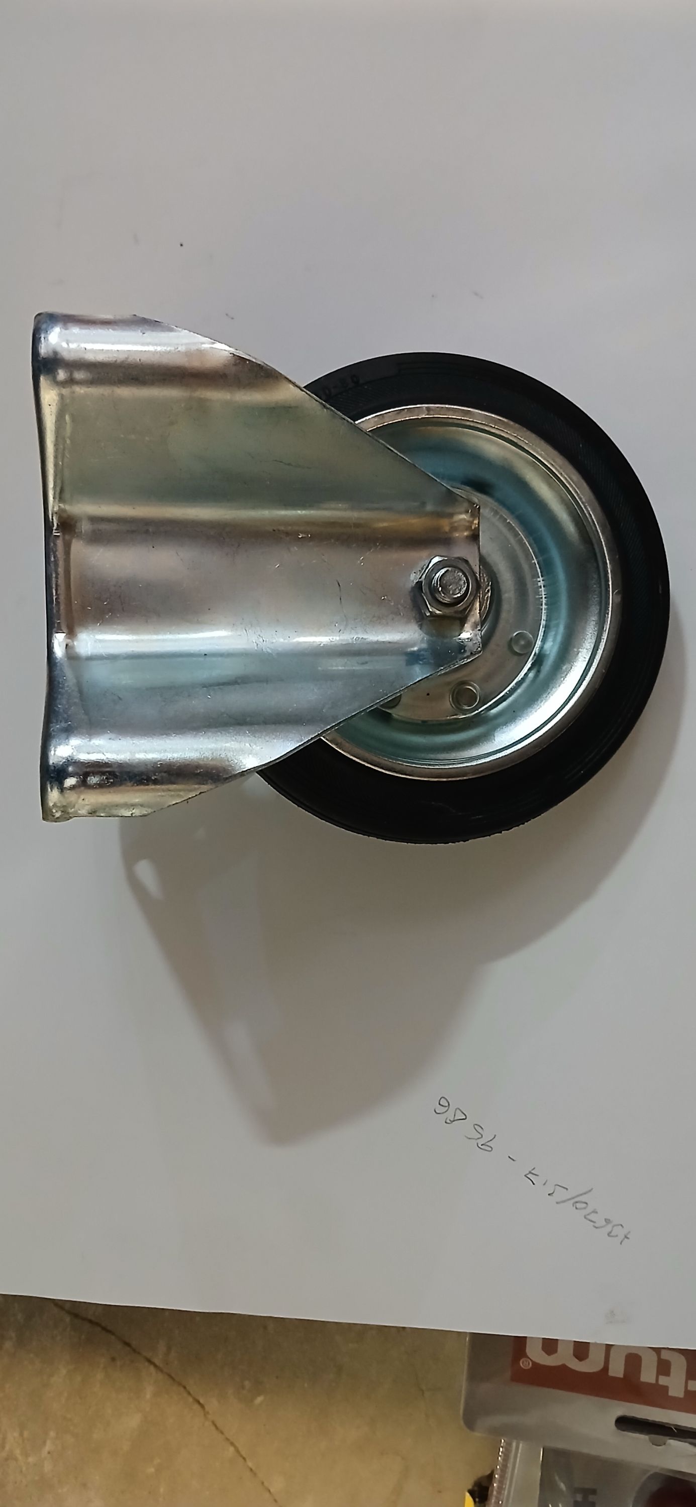 Cebora Fix villás kerék 80 mm siklócsapágyas Fekete gumis termék fő termékképe