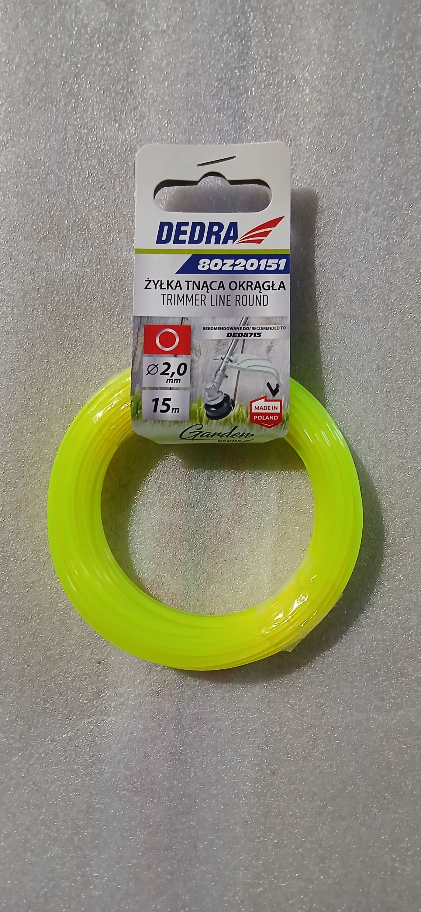 DEDRA Damil kerek  2mmx15m termék fő termékképe
