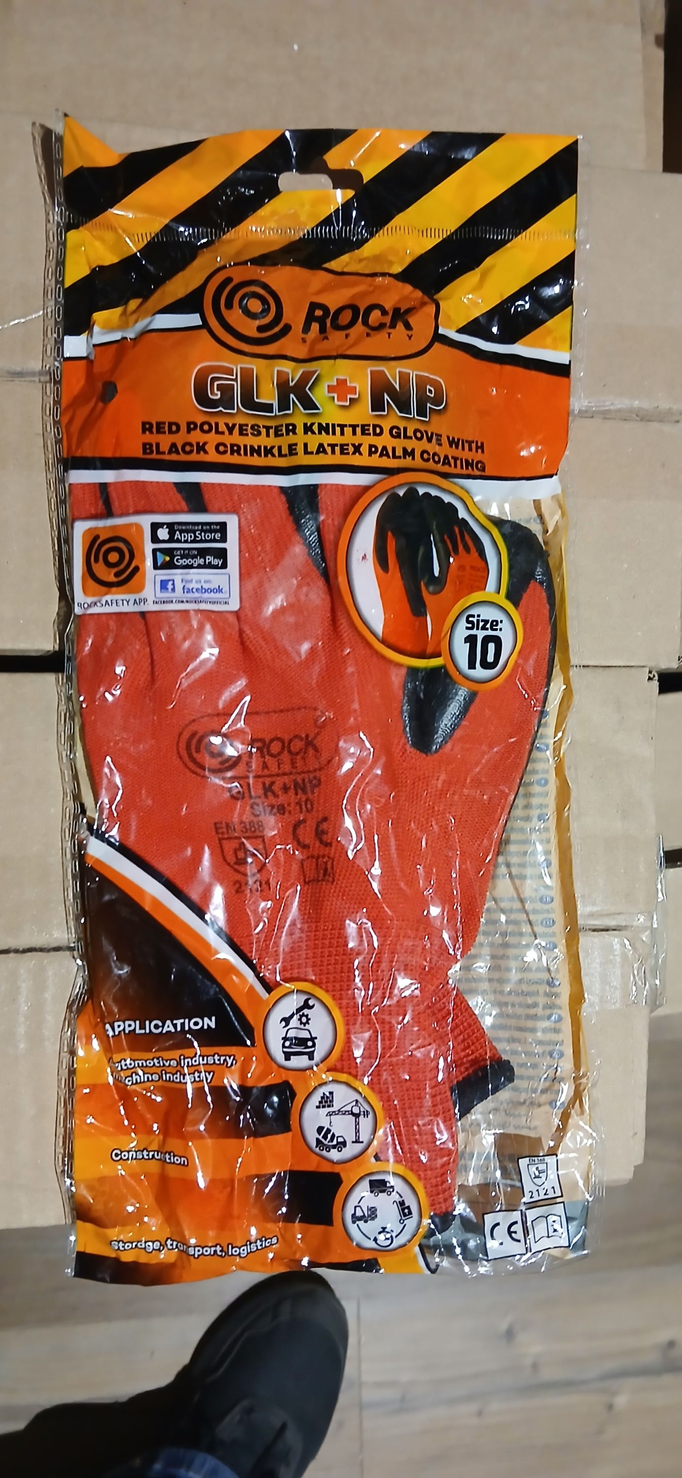 ROCK SAFETY Védőkesztyű GLK+NP 9-es termék fő termékképe