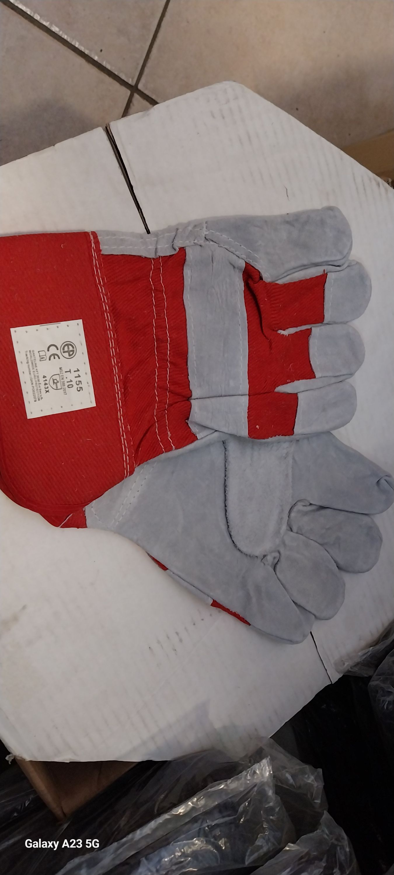 Védőkesztyű 1155 piros 10 -es méret termék fő termékképe