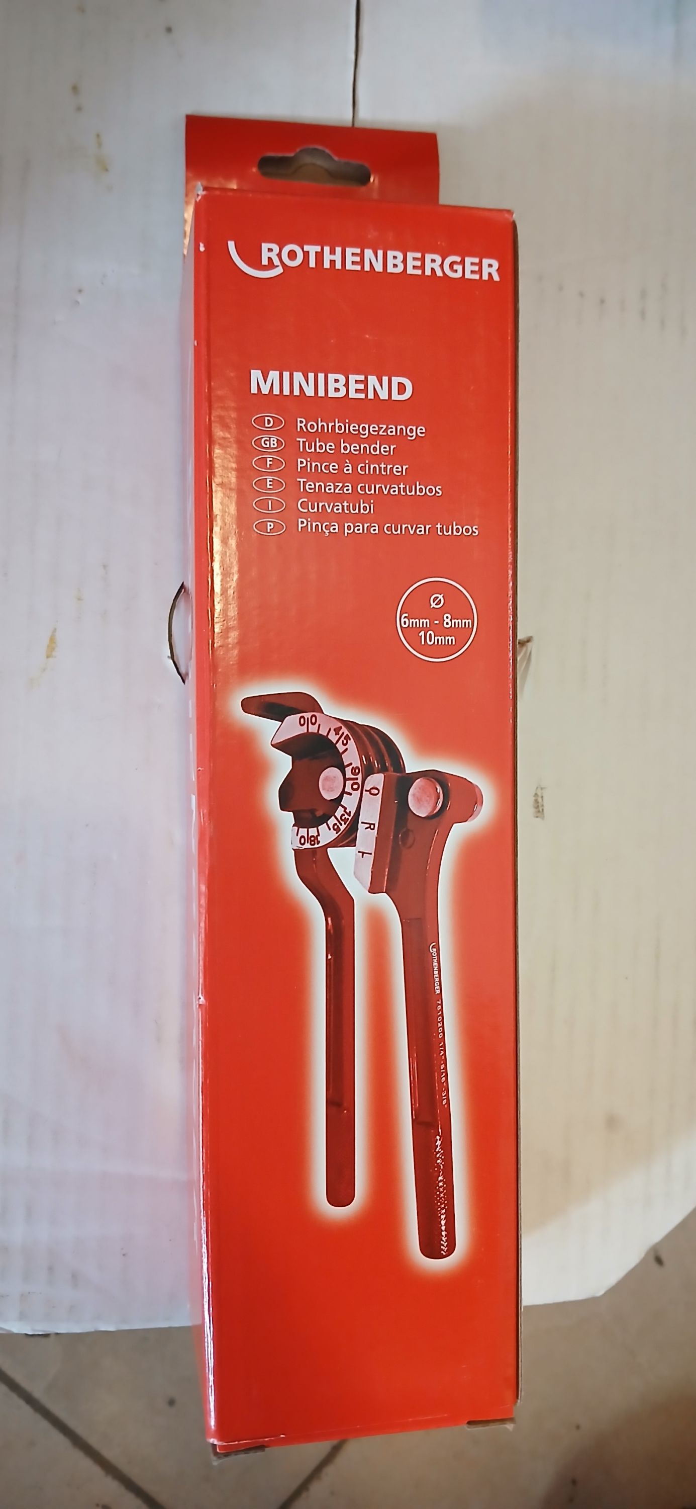 ROTHENBERGER Minibend Kétkaros hajlító 6-10mm termék fő termékképe