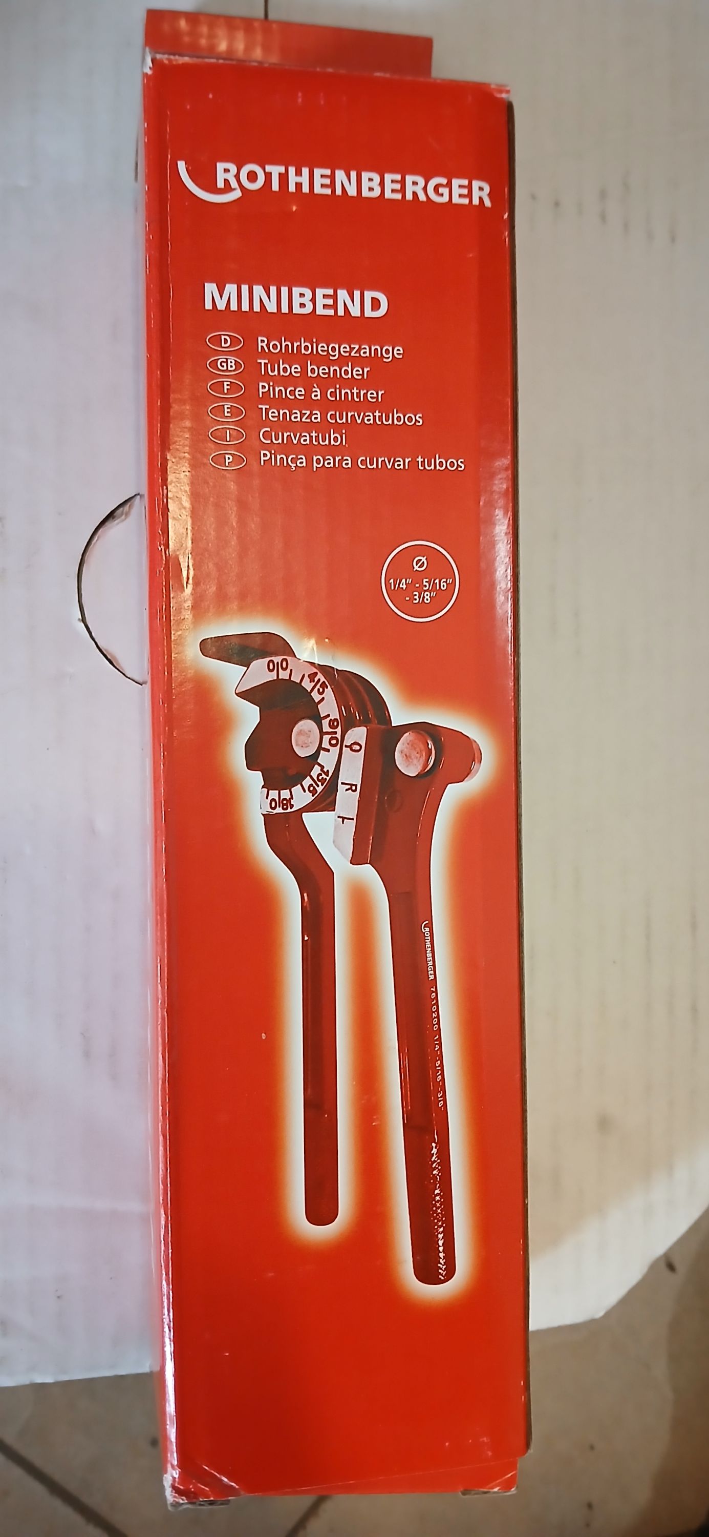 ROTHENBERGER Minibend Kétkaros hajlító 1/4"-5/16"-3/8" termék fő termékképe