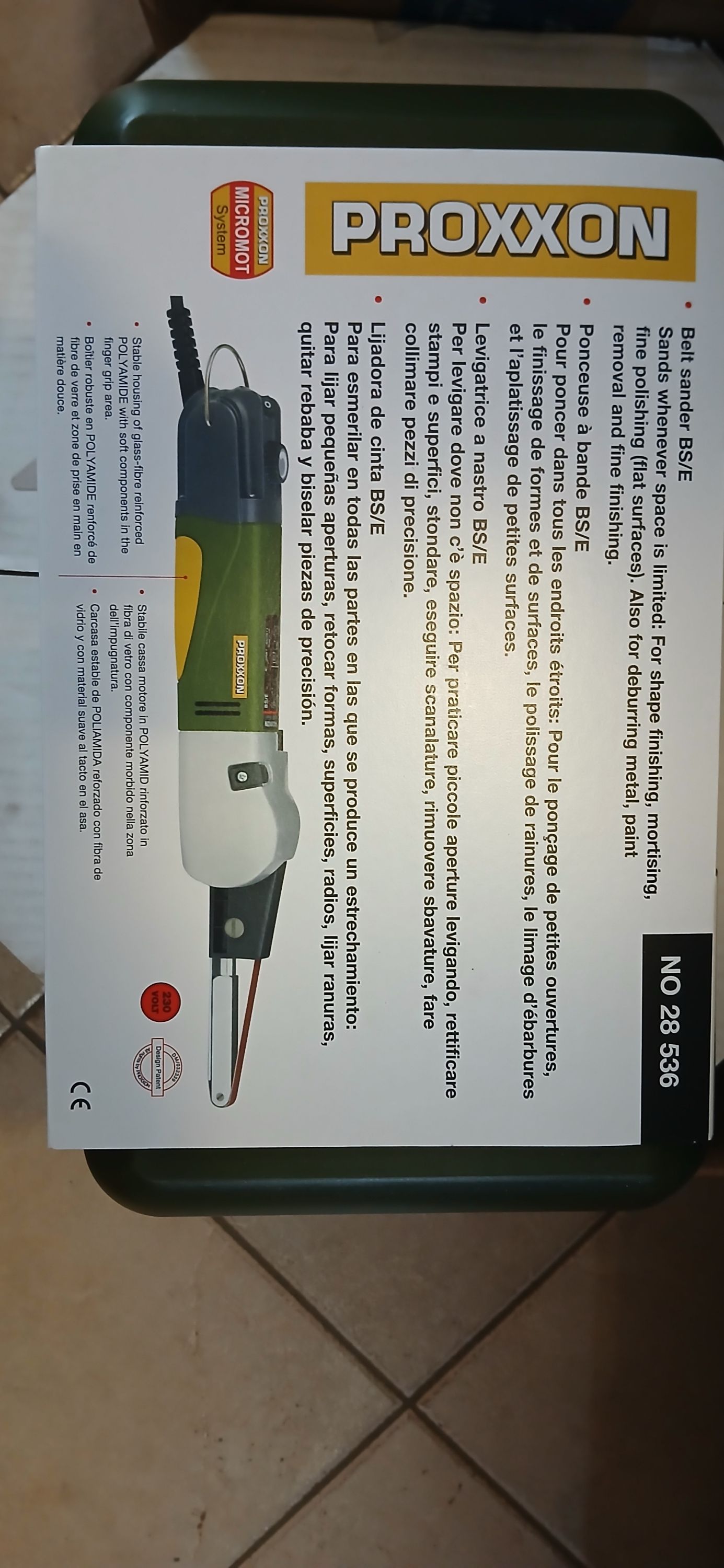 PROXXON INDUSTRIAL Proxxon Szalagcsiszoló gép BS/E termék fő termékképe