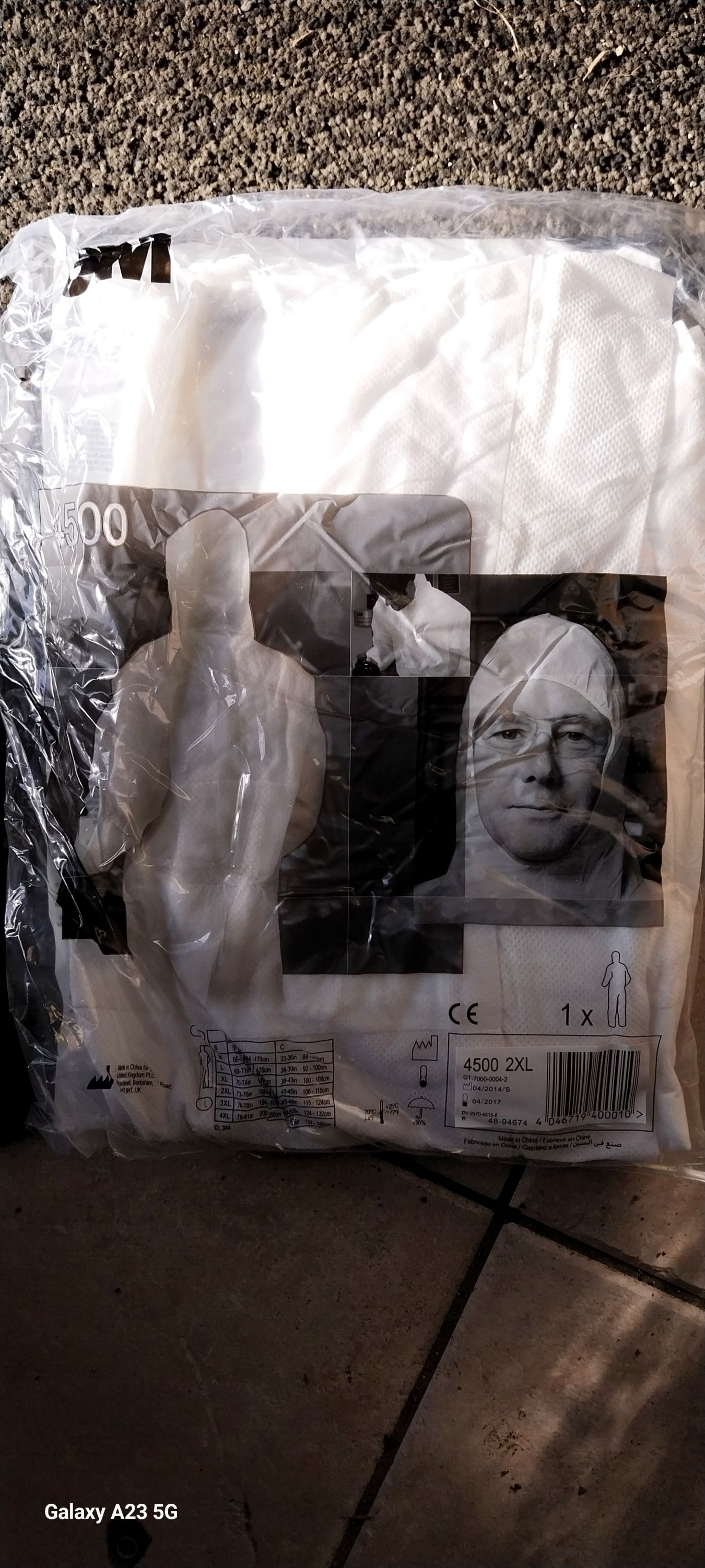 3M EGYSZER HASZNÁLATOS OVERÁL 2XL termék fő termékképe