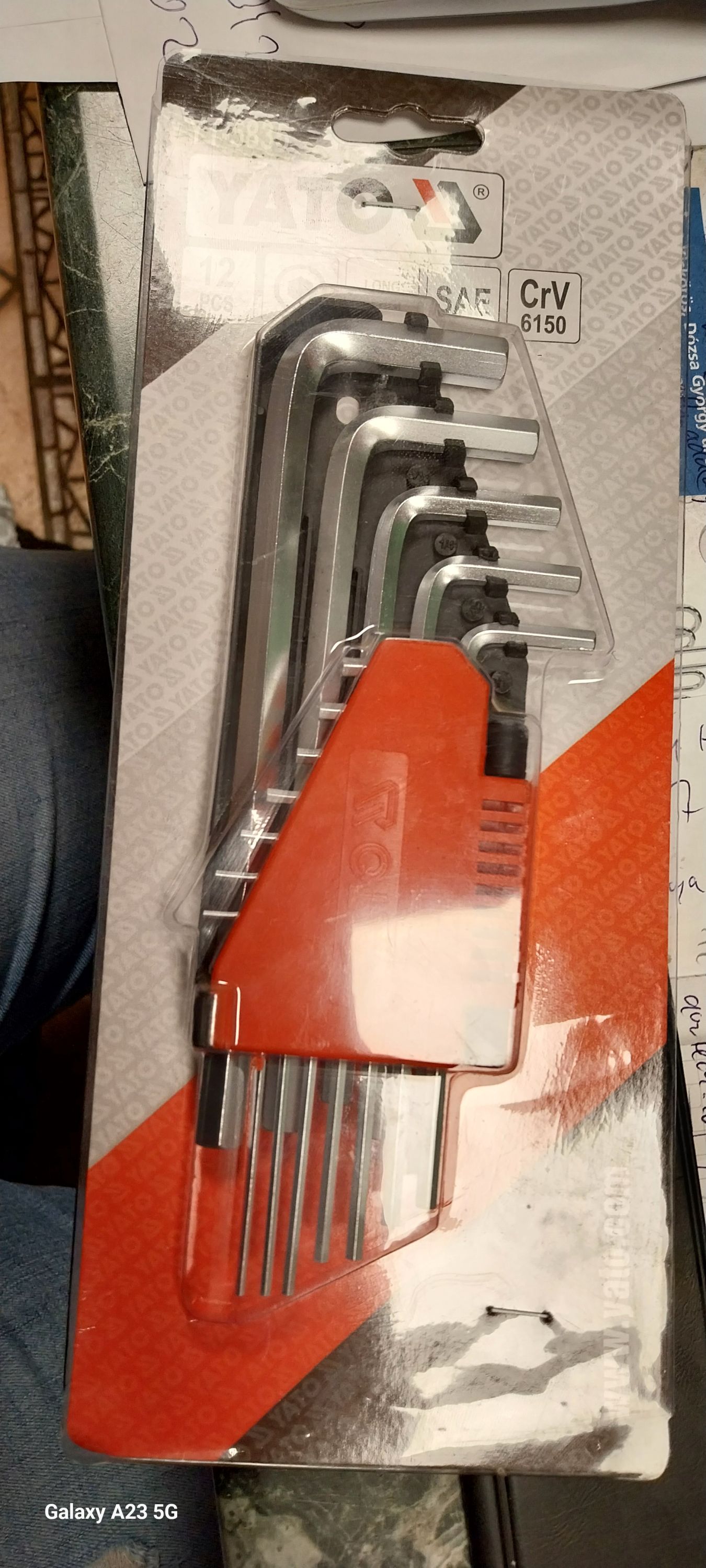 YATO Imbuskulcs készlet colos 12 részes termék fő termékképe