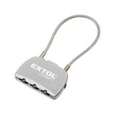 EXTOL Bőröndlakat, számzáras, 1000 db kód beállítható termék fő termékképe