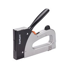 Fortum Tűzőgép, fémházas, profi, 2 funkciós, tűzőgépkapocs, 6-16×11,3mm, szeg fejjel: 14-16×2×1,2mm FORTUM termék fő termékképe