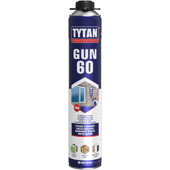 TYTAN GUN 60 pisztolyhab 750 ml termék fő termékképe