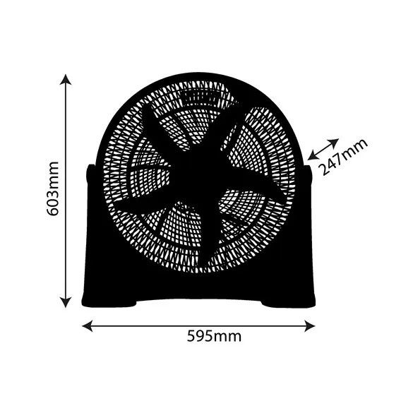 ENTAC Padló Ventilátor 90W-os termék fő termékképe