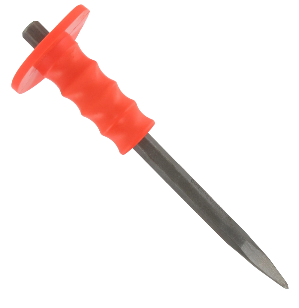 WORK PLUS Vésőszár hegyes kézvédővel 300mm termék fő termékképe