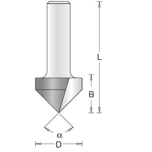 HIKOKI marófej 8*12,7X12,7 V-profil termék fő termékképe