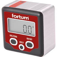Fortum Digitális szögmérő, mérési tartomány: ±180° (0°-360°), pontoság: ±0,1°, felbontás: 0,1° FORTUM termék fő termékképe