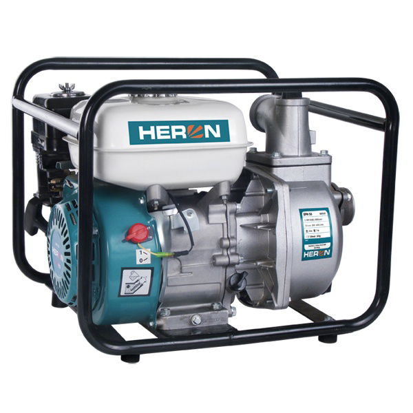 HERON Heron, benzinmotoros vízszivattyú 5,5 LE,max.600l/min, max.7m szívómélység,max. 28m nyomómagasság termék fő termékképe
