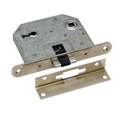 FLAME  Beltéri bevésőzár  55x55x20mm 1 kulccsal termék fő termékképe