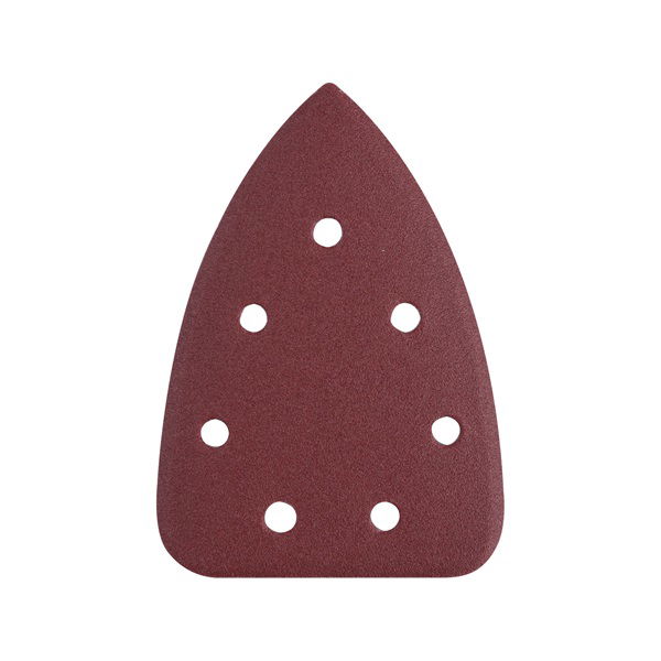 EXTOL Delta csiszolópapír, lyukas készlet  10db, 100×140 mm; 7 db lyukkal, P100, 8891844 csiszológéphez termék fő termékképe