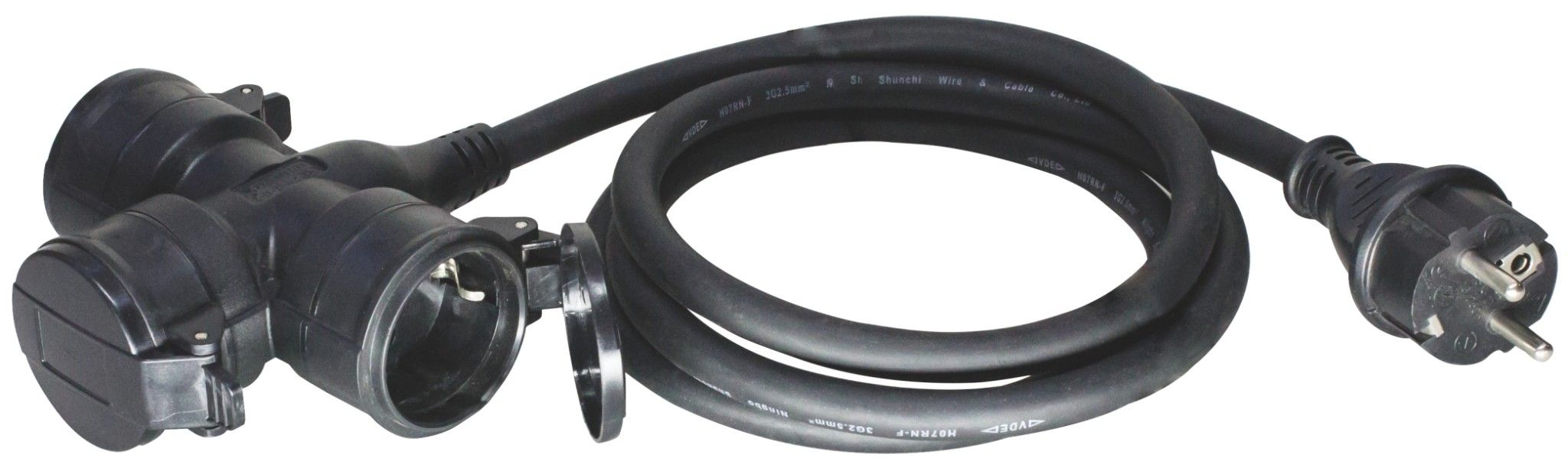 Lengő hosszabbító T-elosztóval 3m-es termék fő termékképe