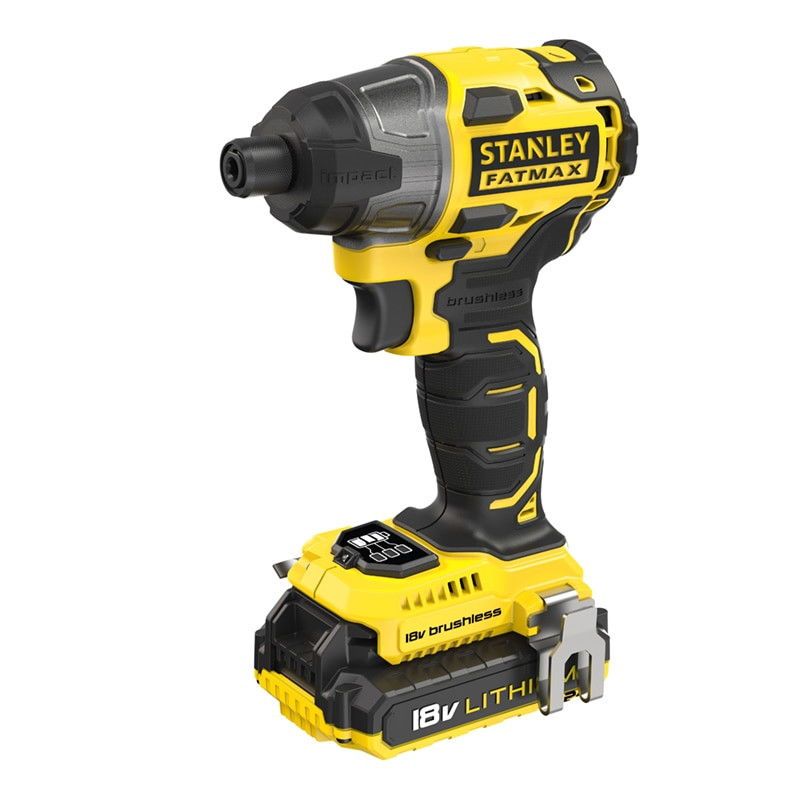 STANLEY FATMAX® szénkefe nélküli akkus ütvecsavarozó (2 x 2.0 Ah Li-ion akkuval, kofferben) termék fő termékképe