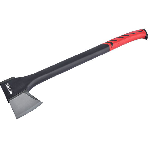 EXTOL Hasító fejsze, ékes, nylon nyél 950 g, 450 mm hosszú hajlított nyél, TPR gumis markolat termék fő termékképe