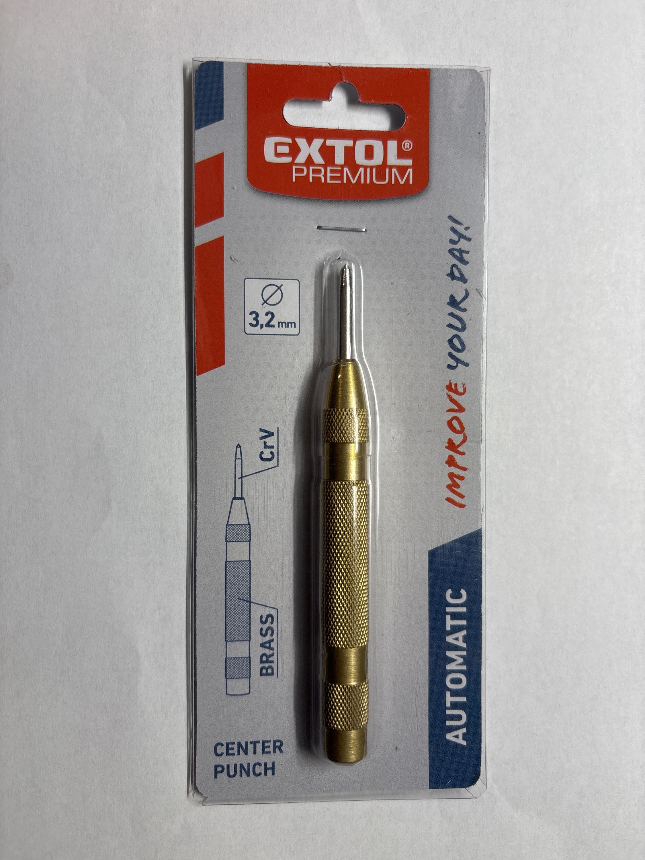 pontozó, automata, CV. hegy: 3,2mm, sárgaréz test: 125mm termék fő termékképe