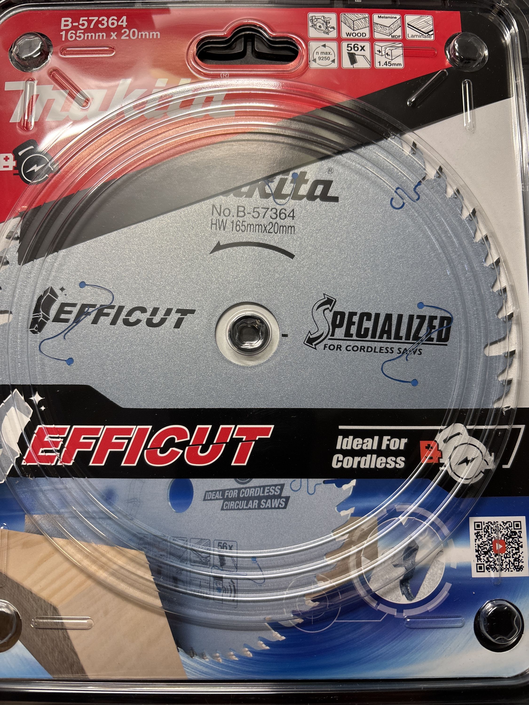 Makita Körfűrész tárcsa 165x20 Z56 termék fő termékképe