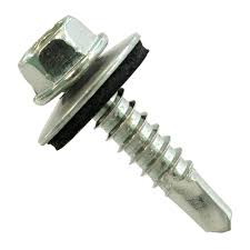 Önfúró lemezcsavar, hatlapfejű, peremes, EDIN 7504/K EPDM-mel, RAL1015 4,8x19 V14PDM-mel termék fő termékképe