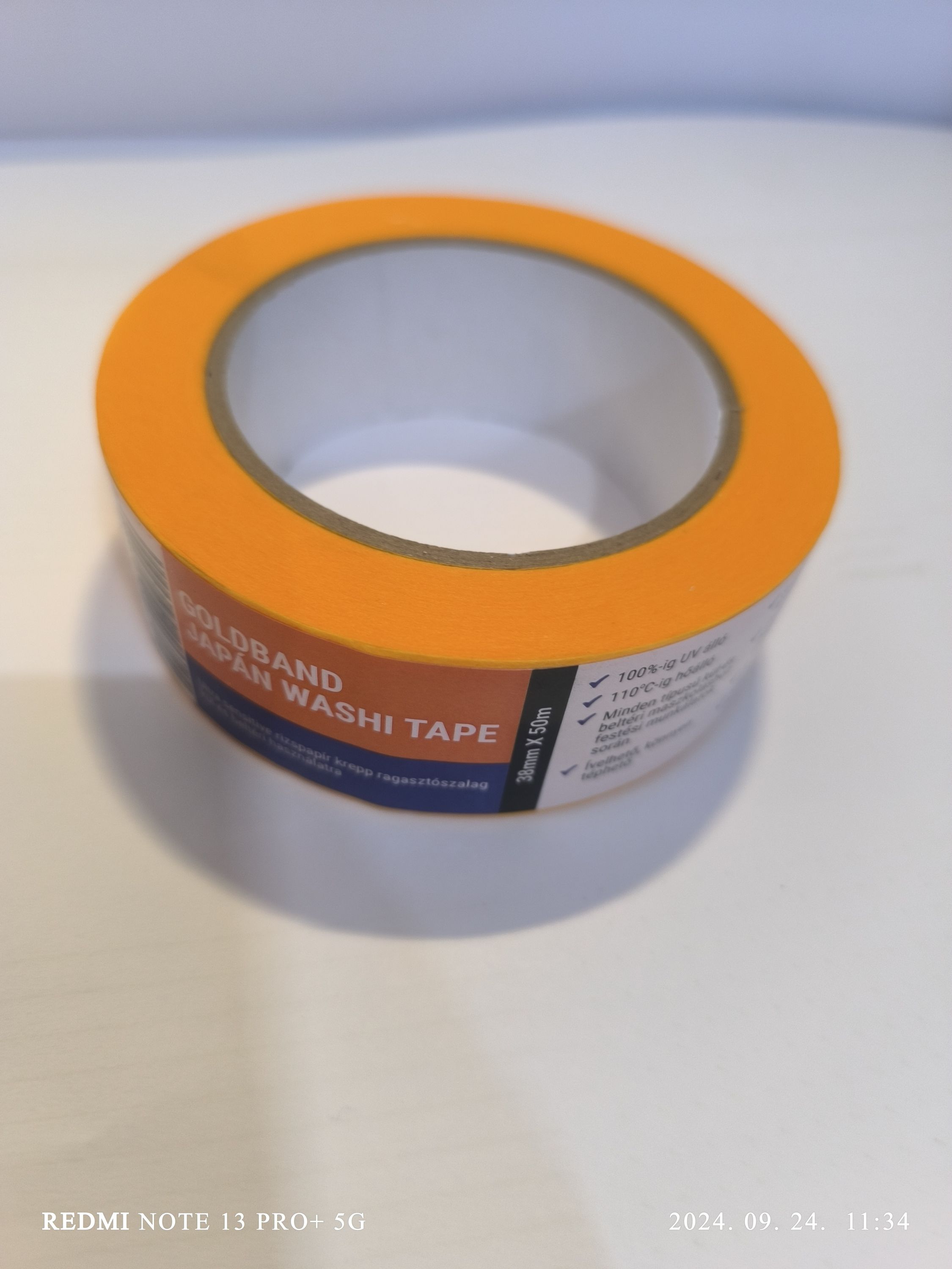 TOOLJO Ragasztószalag Krepp gold 38mmx50m termék fő termékképe