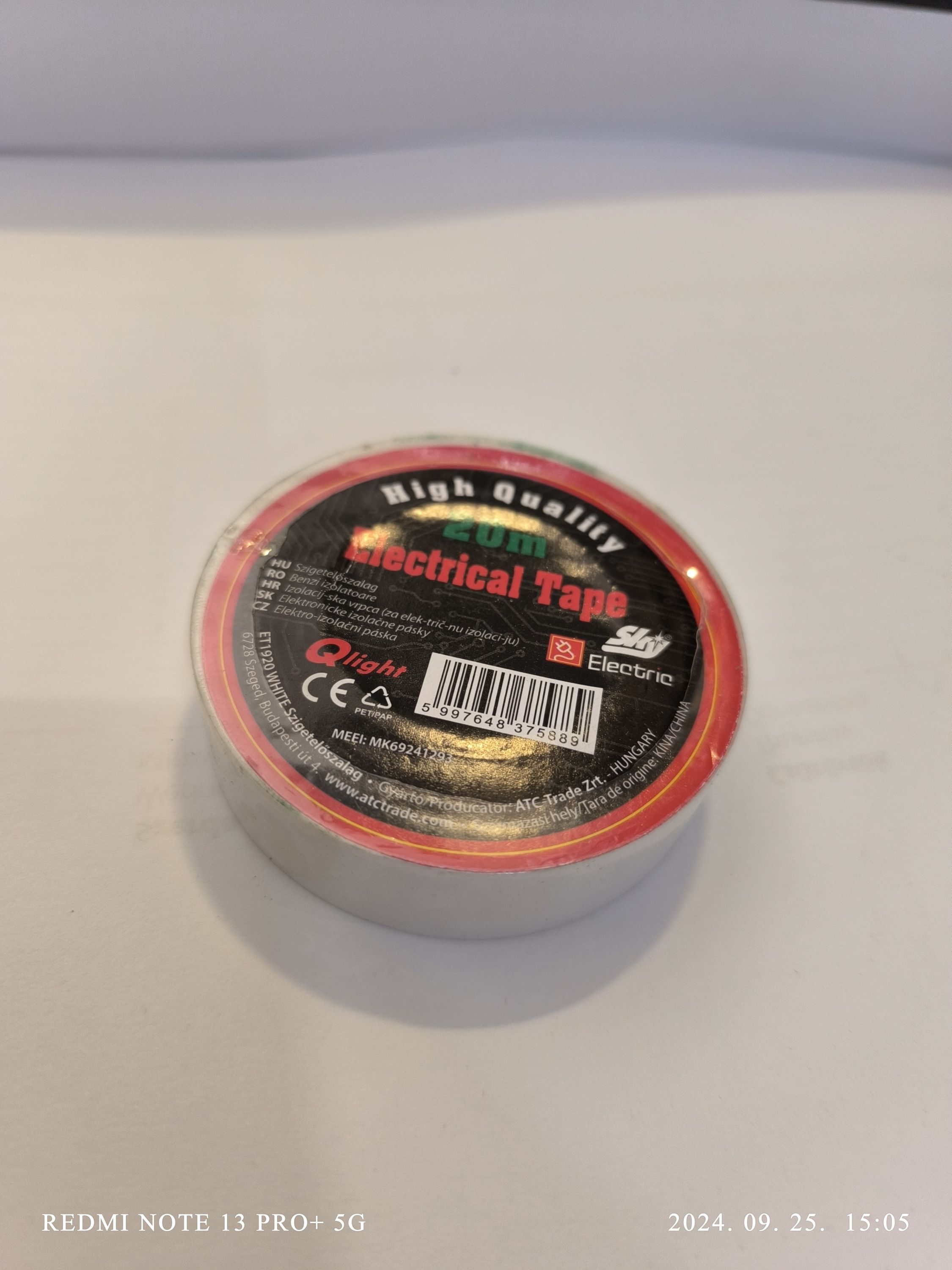 Sky Electrical Tape szigetelőszalag 20m (fehér) termék fő termékképe