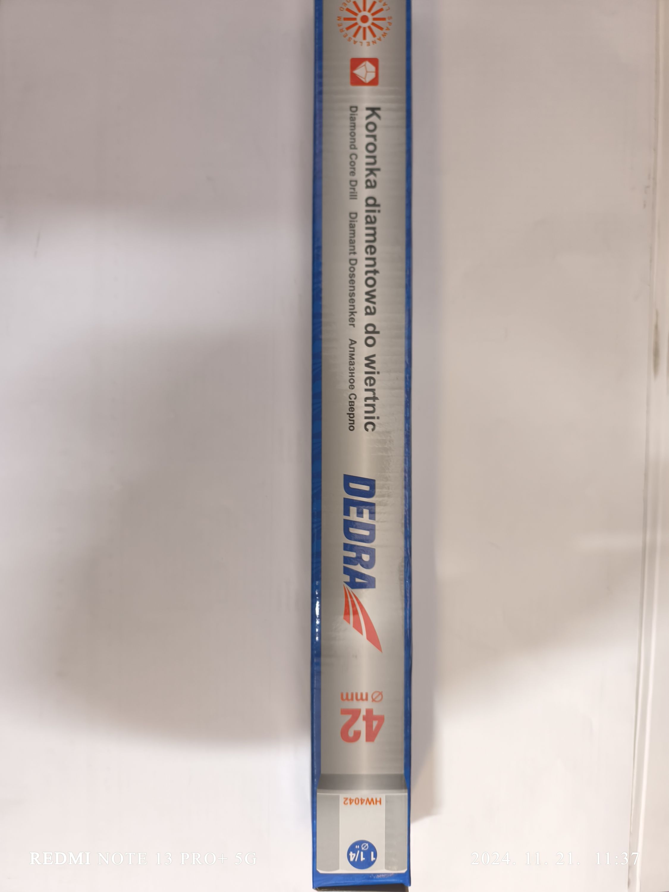 DEDRA Gyémánt koronás fúrófej 42mm/400mm termék fő termékképe