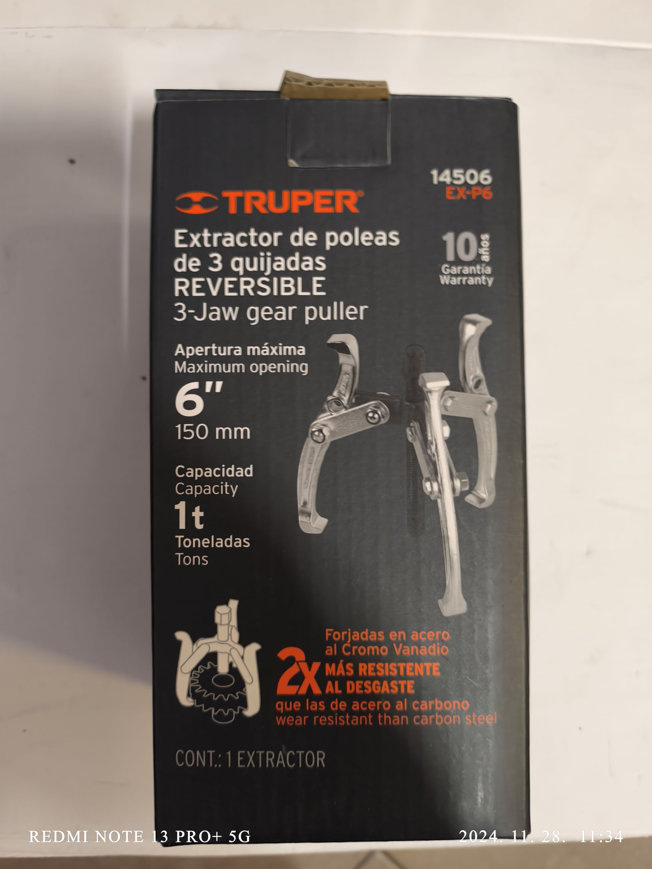 TRUPER Csapágylehúzó 6" EX-P6 termék fő termékképe