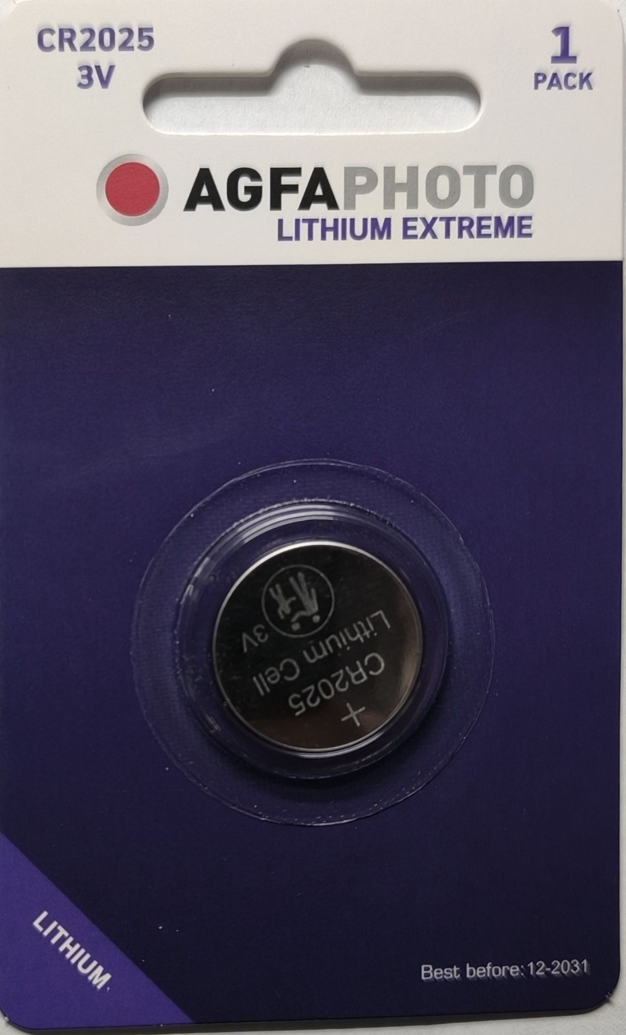 AgfaPhoto Lithium Gombelem CR2025 B termék fő termékképe